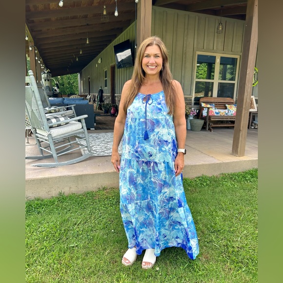 Carina Tropical Maxi Dress NWT LULAROE - Picture 6 of 6